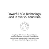 Powerful AG+ Technology, used in over 22 countries.