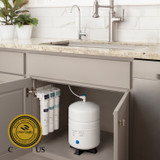 Capella RC250 Reverse Osmosis Water Filtration System installed.