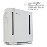 Brondell Revive air purifier and humidifier is engineered for faster performance dual intake with the dual air intake ports.
