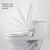 Brondell Swash 1400 bidet toilet seat has a gentle-close and sittable seat and lid.