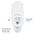 Brondell SimpleSpa bidet attachment with retractable nozzles fits beneath your existing seat.