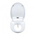 Brondell Swash 1000 S1000 advanced bidet toilet seat opened from the frontal view