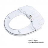 Brondell Swash 1000 S1000 advanced bidet toilet seat is easy to clean and a quick-release seat.