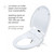 Brondell Swash 1000 S1000 advanced bidet toilet seat cuts down toilet paper and increases sustainability. Washing saves an average of over 100 rolls per year, per person.
