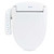 Brondell Swash SE400 bidet toilet seat side arm control closed from a top view