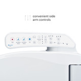 Brondell Swash SE400 bidet toilet seat includes a convenient side arm controls.