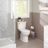 Brondell Lumawarm toilet seat installed in a bathroom