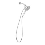 Side view of the Nebia Corre Four-Function Handshower Chrome with a white background