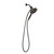 Side view of the Nebia Corre Four-Function Handshower Oil Rubbed Bronze with a white background